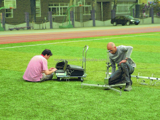 PU コーティング 景観用人工芝 FIFA と FIH 双重認証と高耐久性のための平らな形糸