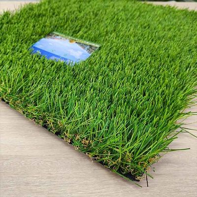マルチ フィラメント ハイブリッド人工芝 45 ミリメートルパイル高さ 9500 Dtex 耐摩耗性人工芝