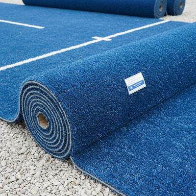 高密度の青色人工草パドル芝 優れたパフォーマンスのあるスポーツコート