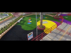 パターン を 描いた 人工 草